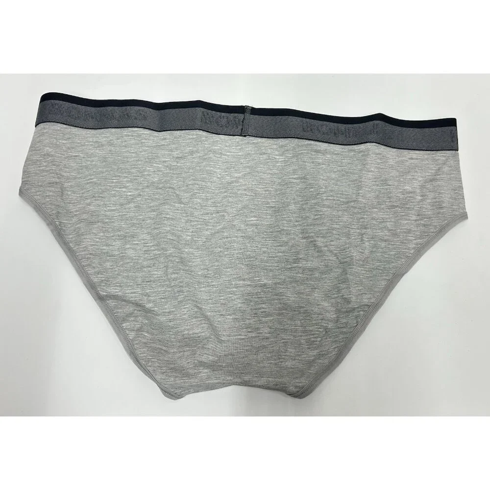 Bombas Men’s Briefs Underwear 3 Pack Size XL Heather Grey, Navy, White Cotton
